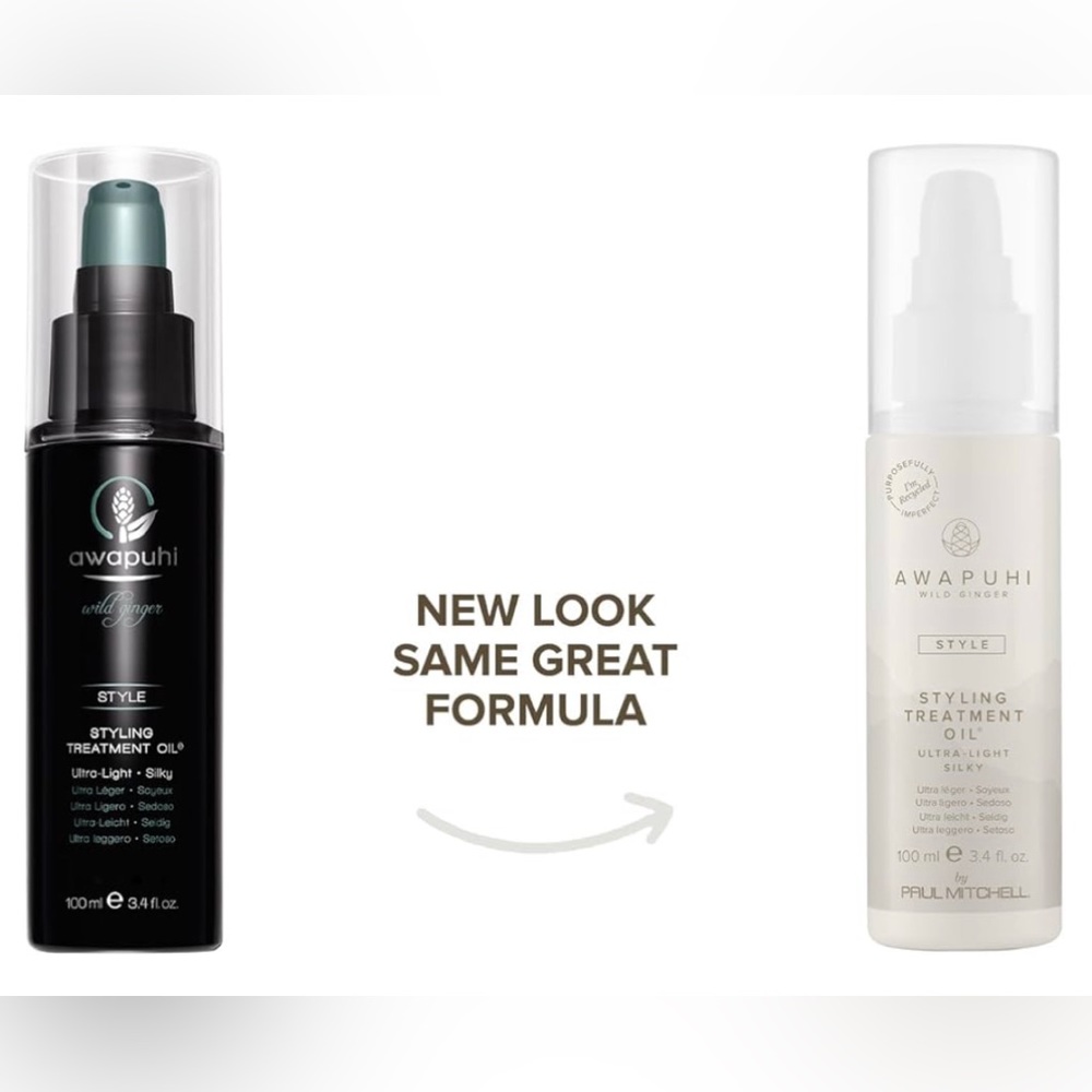 Awapuhi Wild Ginger Styling Treatment Oil, Dry-Touch, Leave-In Formulas